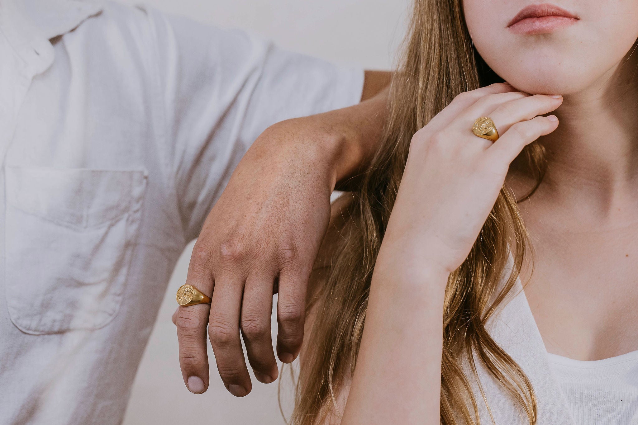 Krishna Unisex Signet Ring