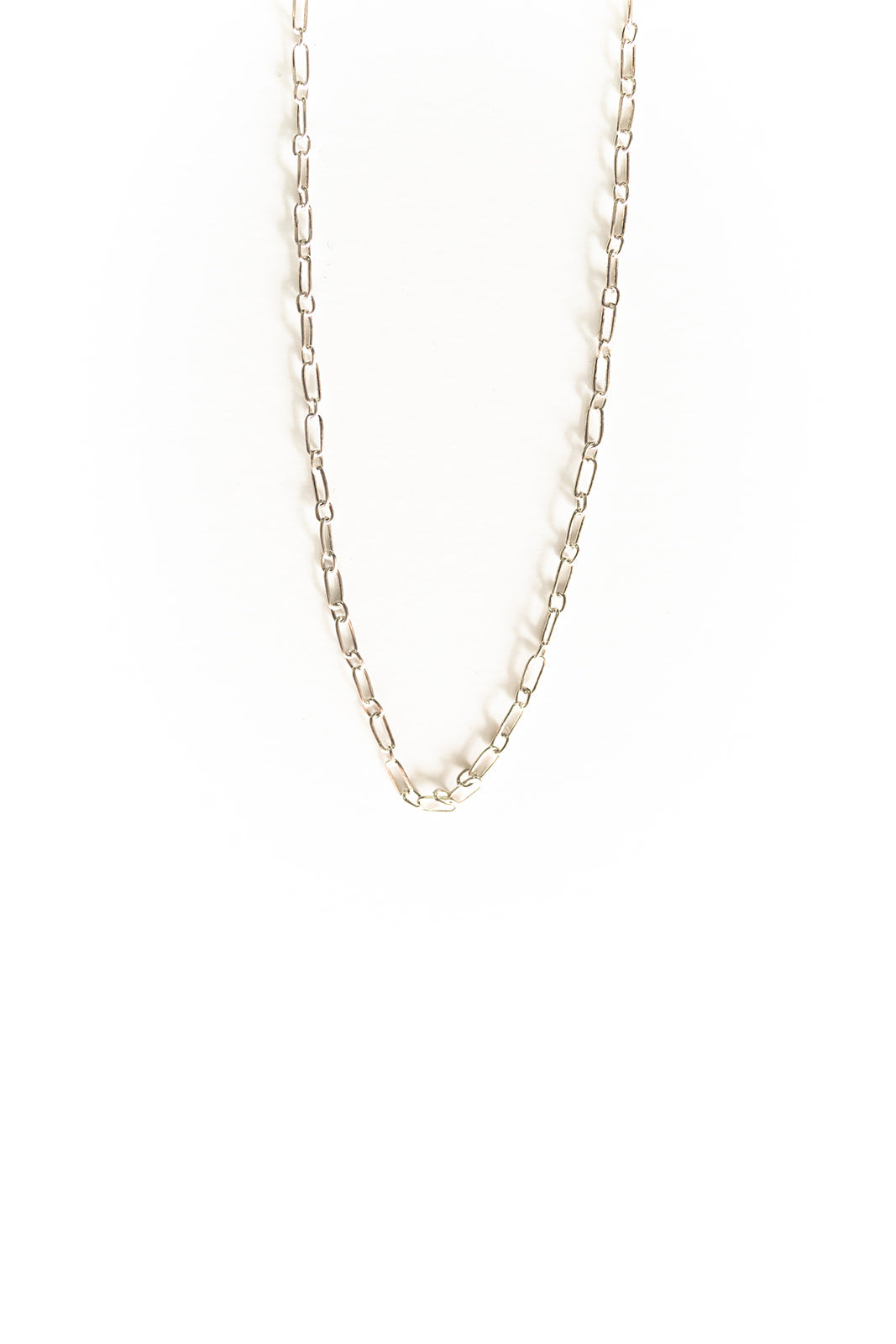 Sadie medium link silver chain.