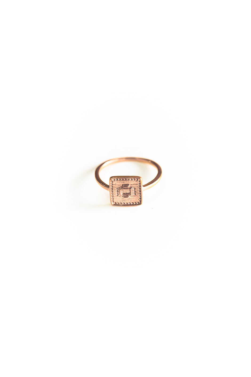Suzy Fine Statement Rose Gold Ring