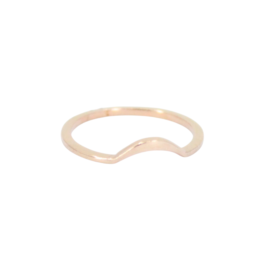 Beverley Rose Gold Stacker Ring